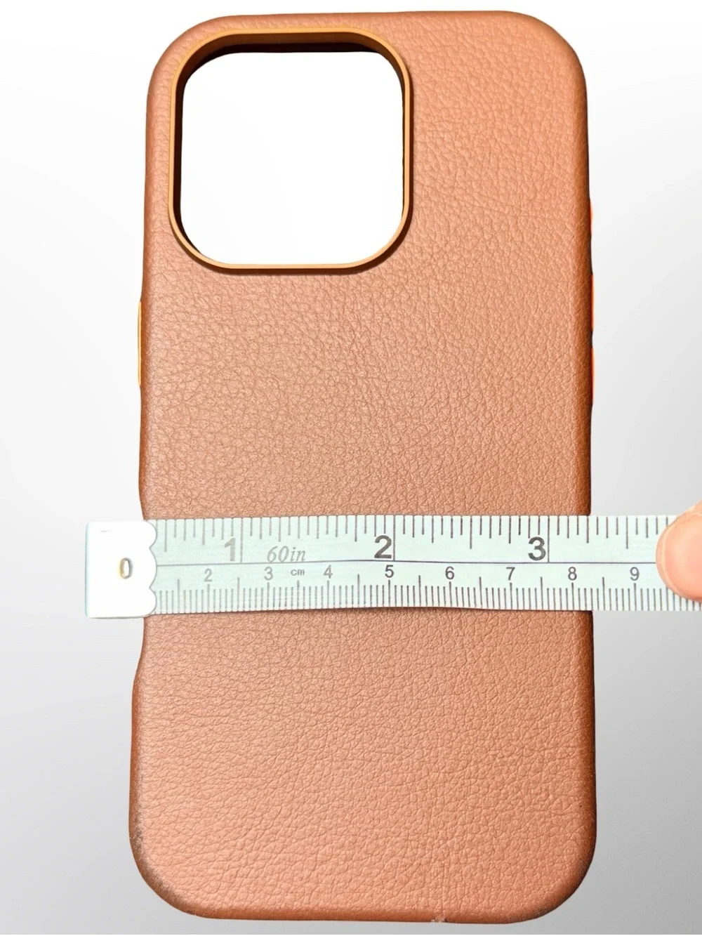 OtterBox Symmetry Leather MagSafe Case iPhone 16 Pro – Rich Brown Cactus Design